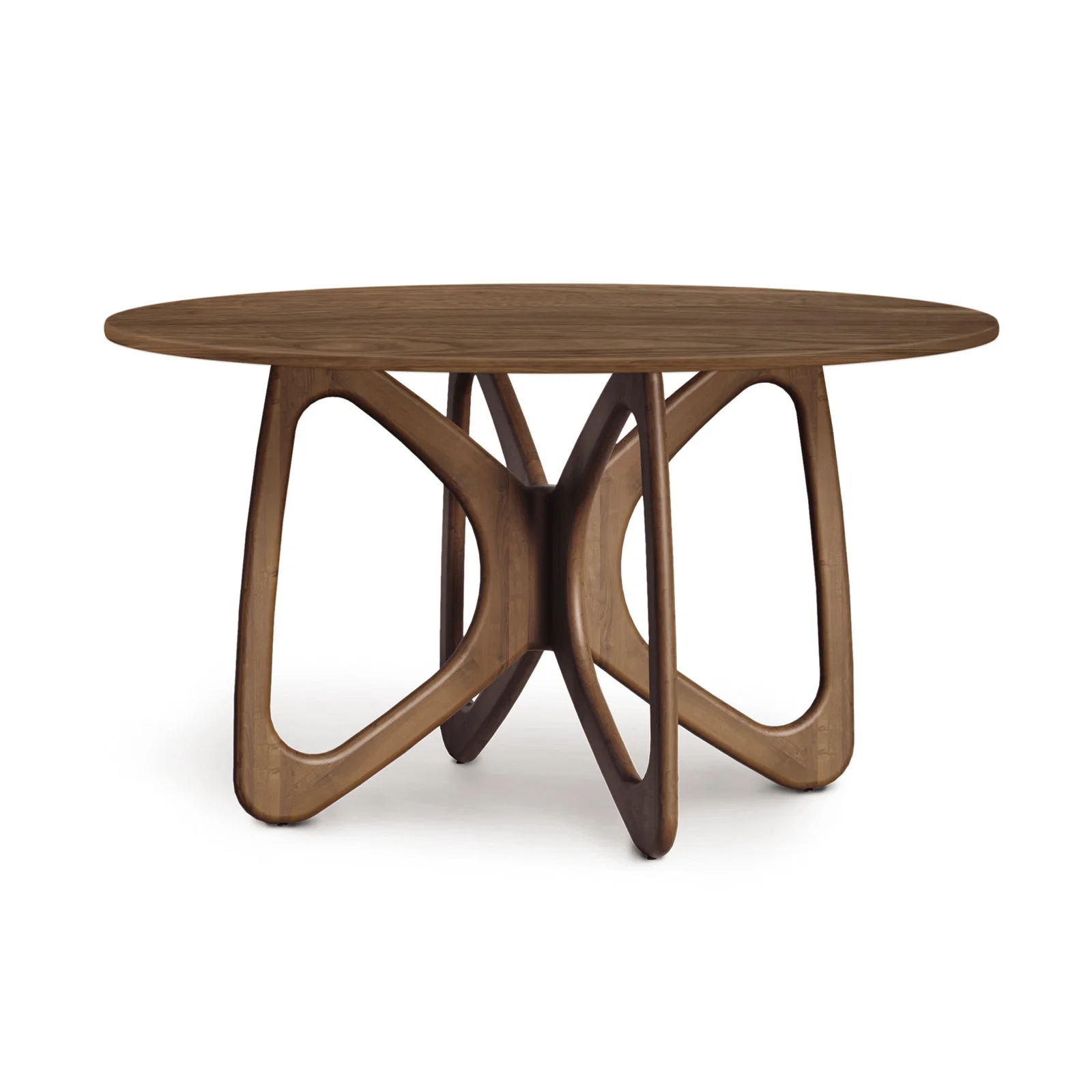 Butterfly Round Solid Top Dining Table by Vermont Woods Studios