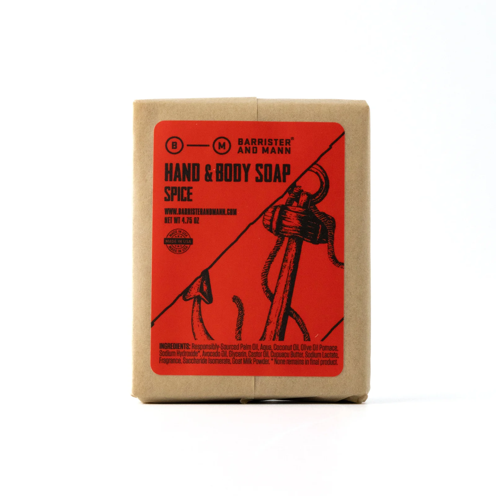 Hand & Body Soap: Spice by Barrister and Mann