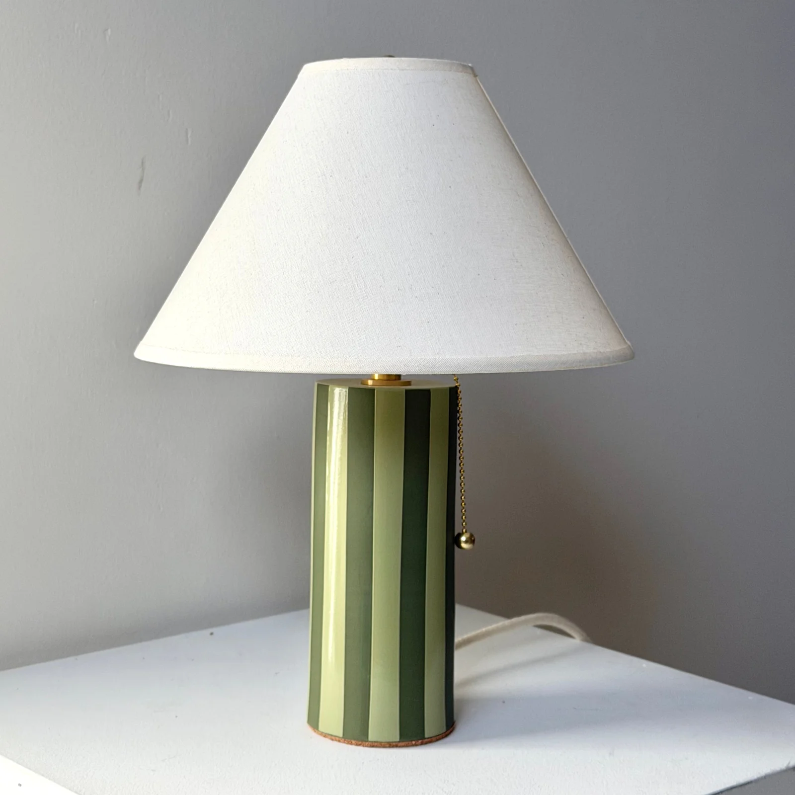 Stripe Table Lamp / Second by Pigeon Toe Ceramics