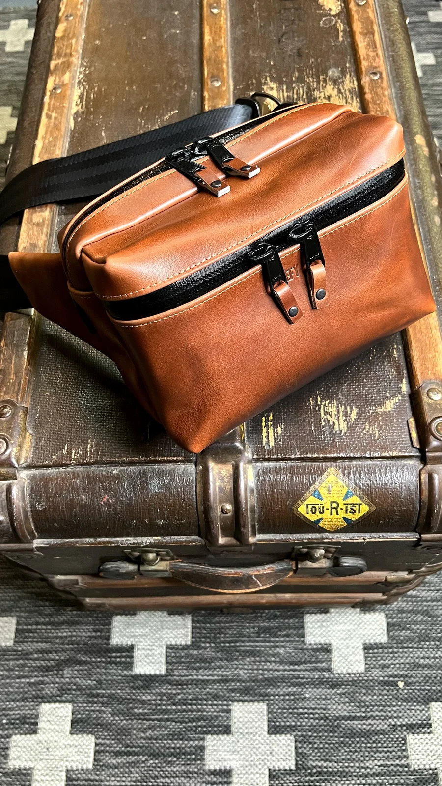The Parker Pack 2.0 / Horween Cavalier Whiskey Leather by Defy Bags