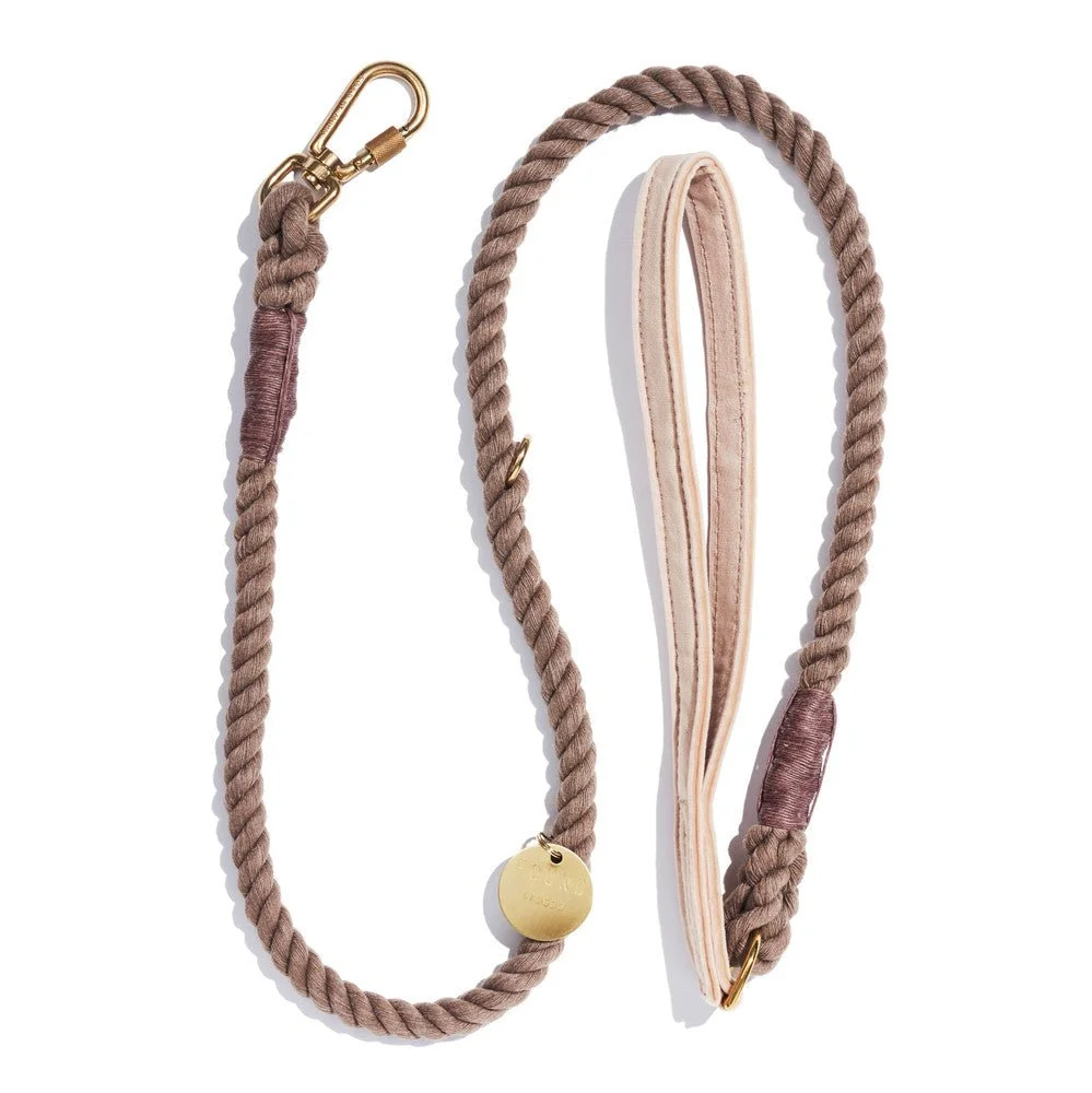 Cream Washable Velvet Animal Leash by Found My Animal