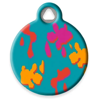 Wet Paint! Pet ID Tag by Dog Tag Art by Lupine Pet