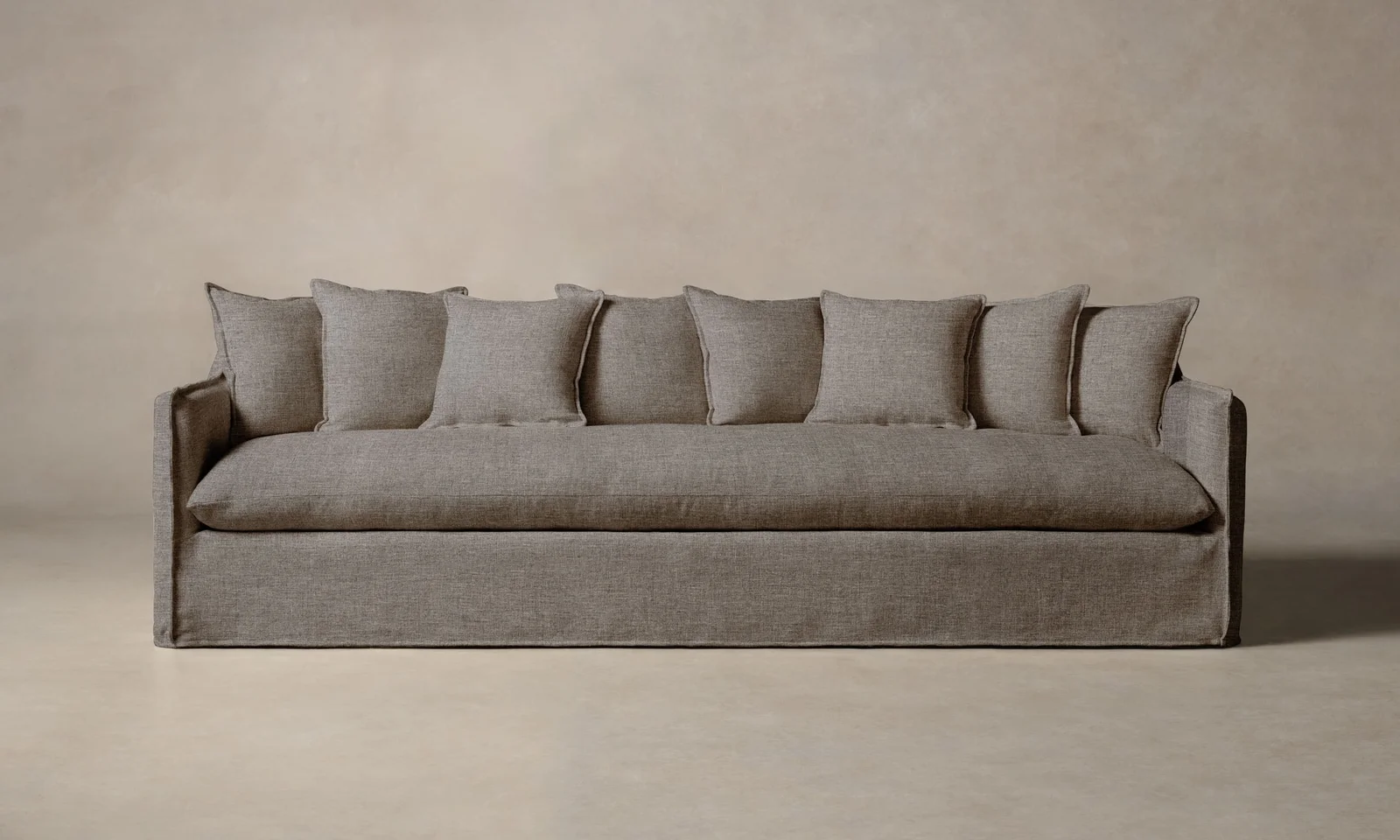 The Dune Sofa - Heritage Belgian Linen Agate by Maiden Home