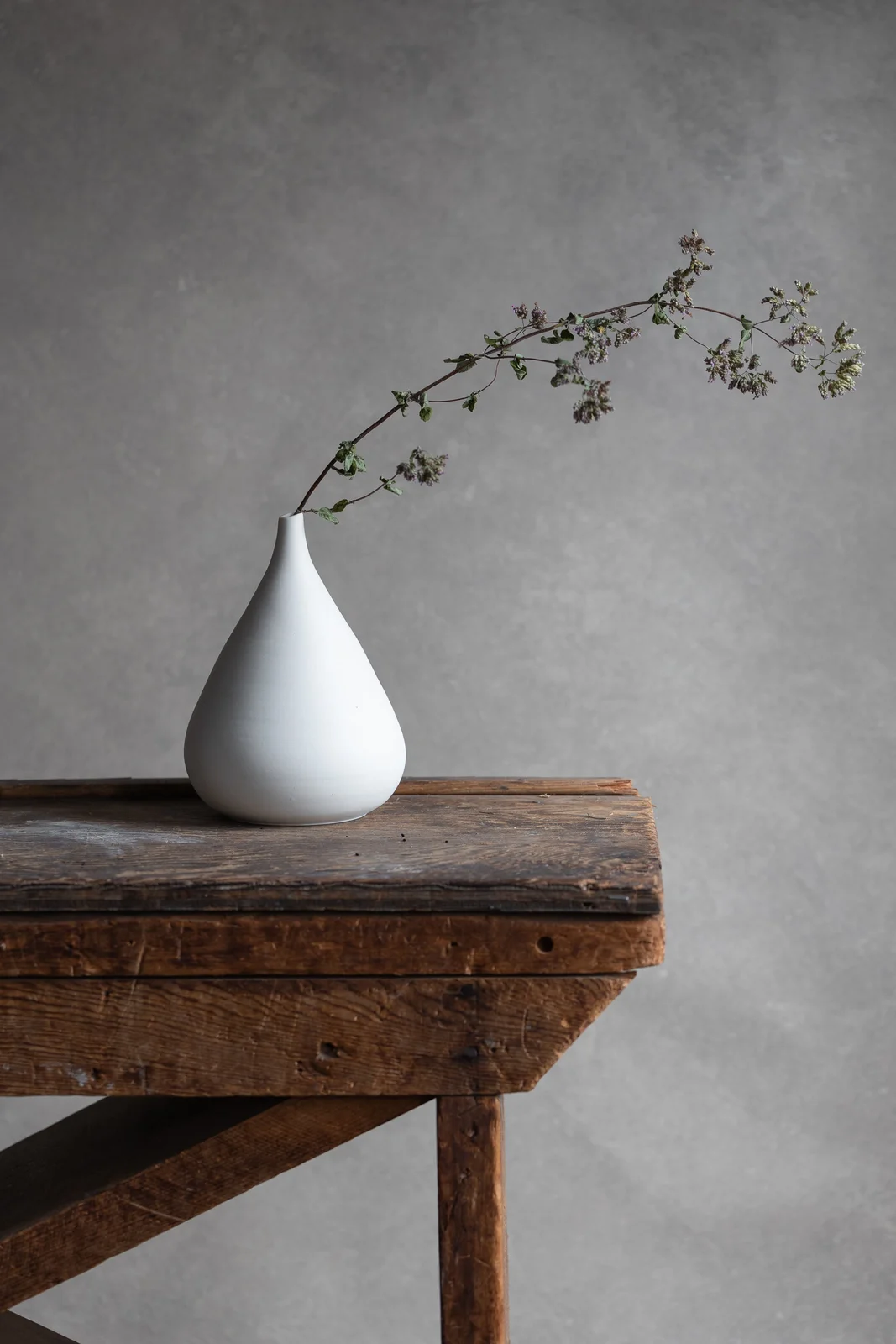 Dew Drop Vase - Porcelain by Notary Ceramics