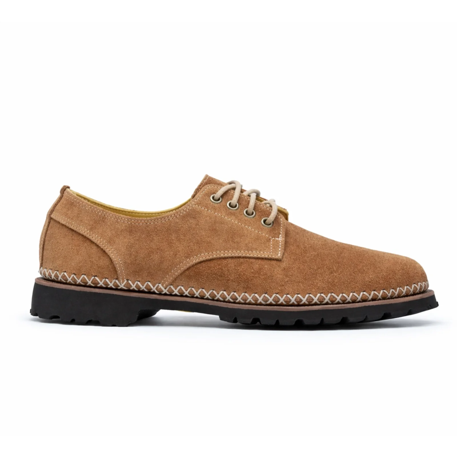 Men's Bennett XStitch Oxford: Toffee Suede by Quoddy