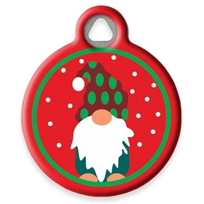 Gnomes Pet ID Tag by Dog Tag Art by Lupine Pet