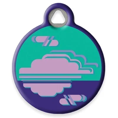 Purple Haze Pet ID Tag by Dog Tag Art by Lupine Pet