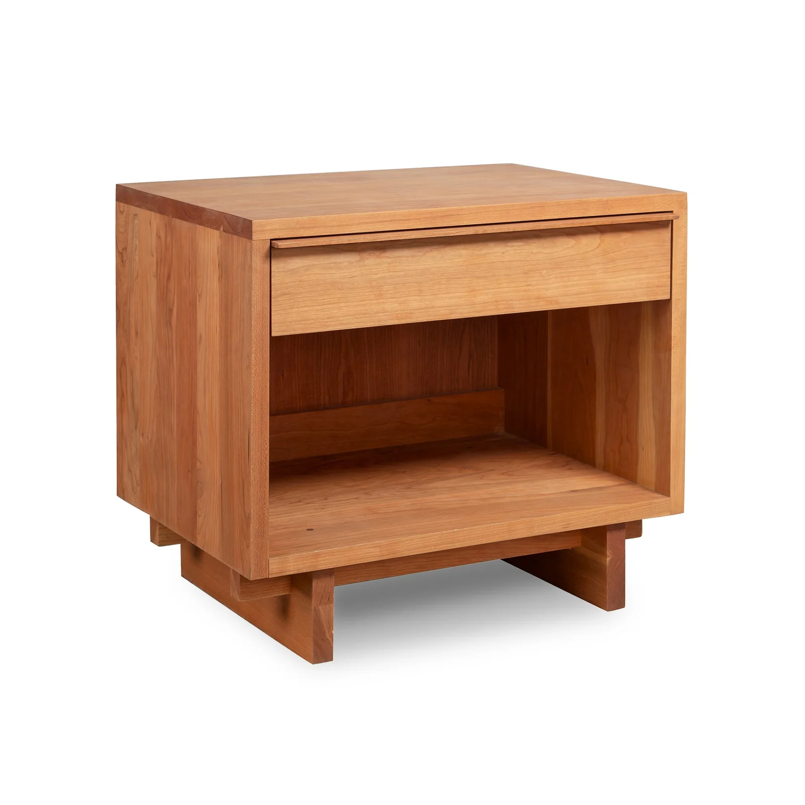 Kipling 1-Drawer Enclosed Shelf Wide Nightstand by Vermont Woods Studios
