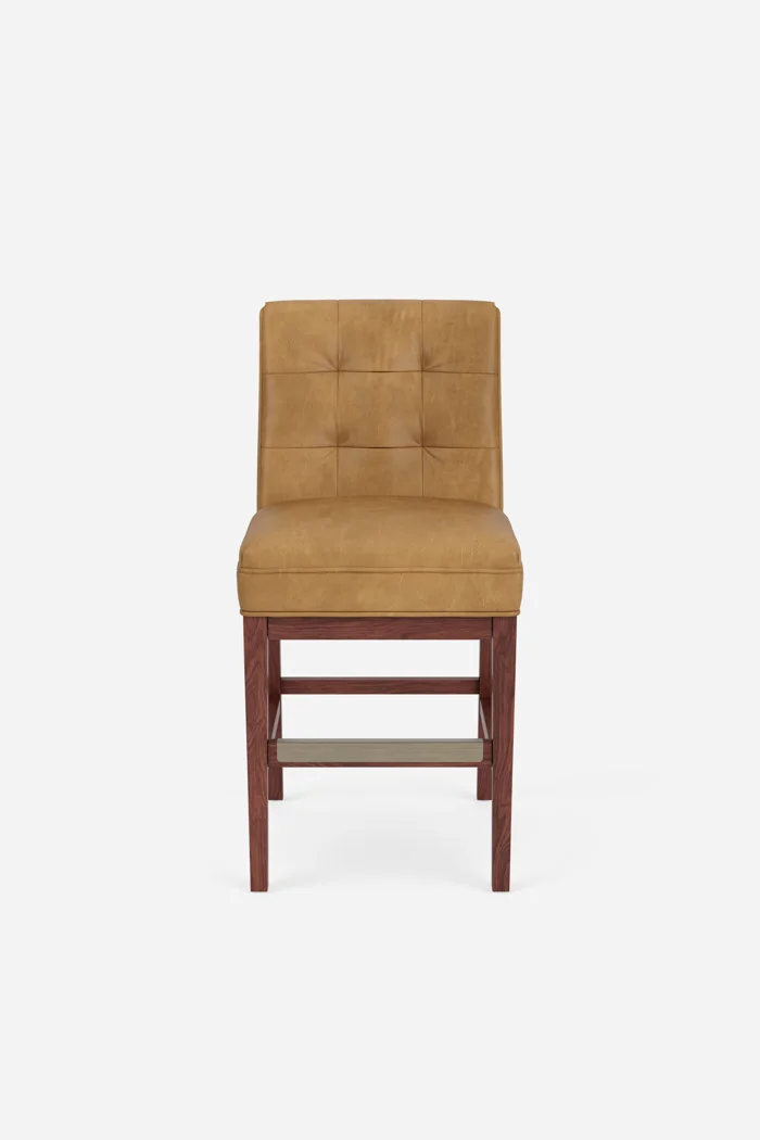 Pearson Tufted Stool by Moore & Giles