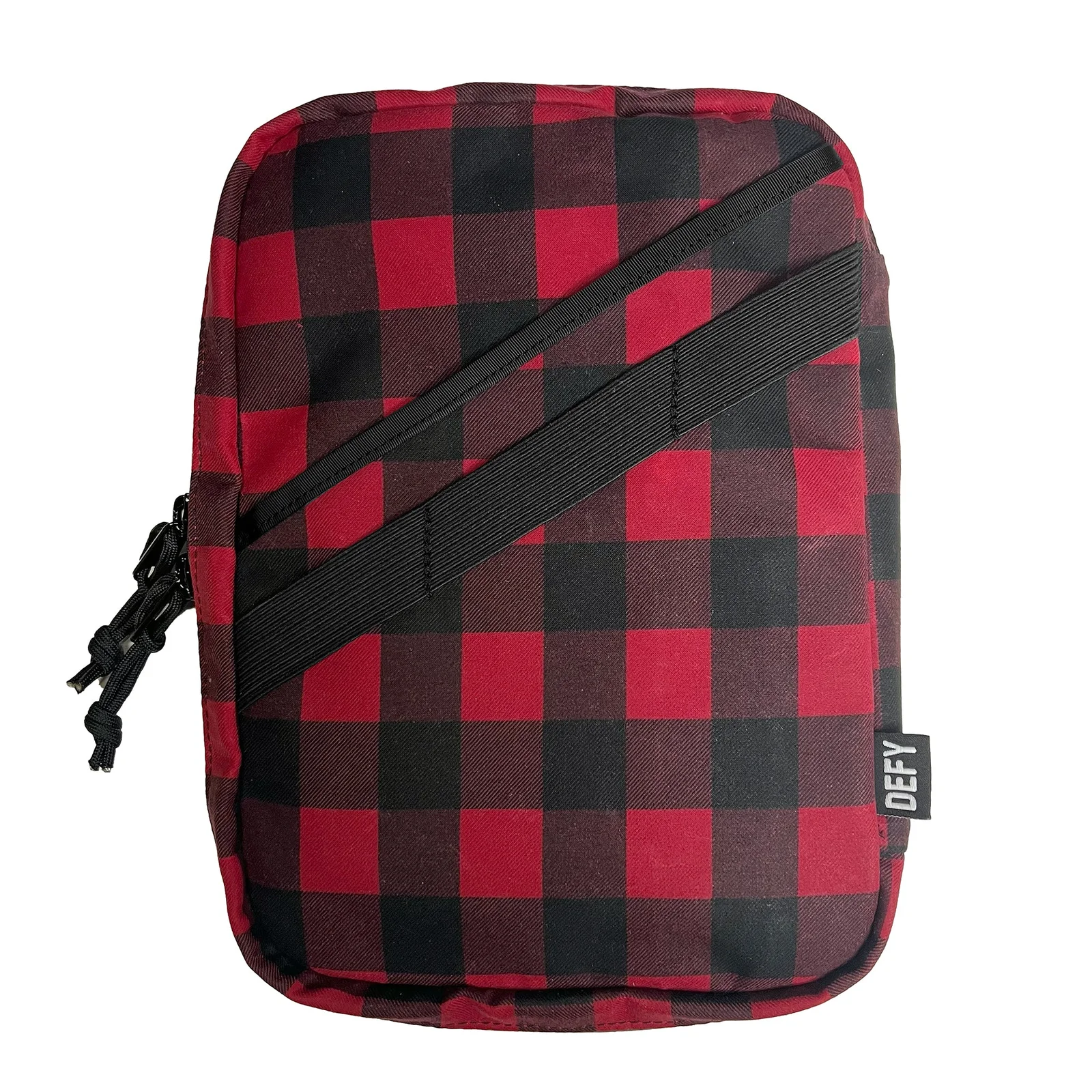 The Void Admin Pouch / TexWax™ Buffalo Plaid Wax Canvas by Defy Bags
