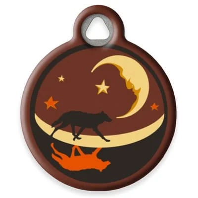 Shadow Hunter Pet ID Tag by Dog Tag Art by Lupine Pet