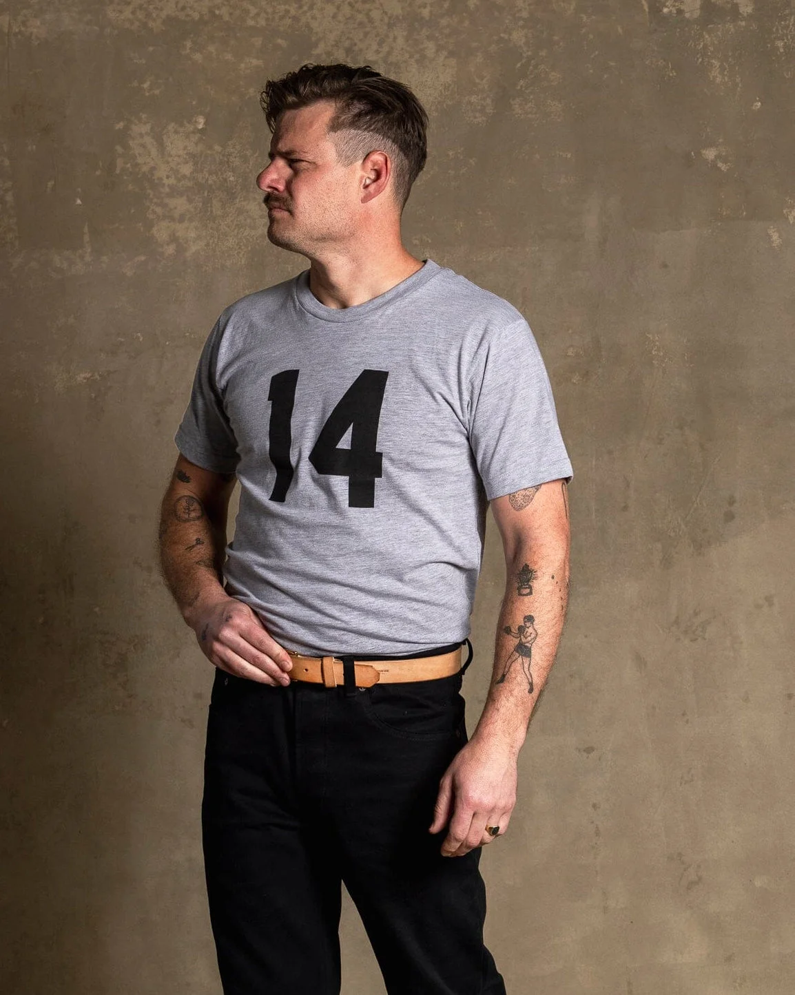 14 Tee - Heather Gray by Bradley Mountain
