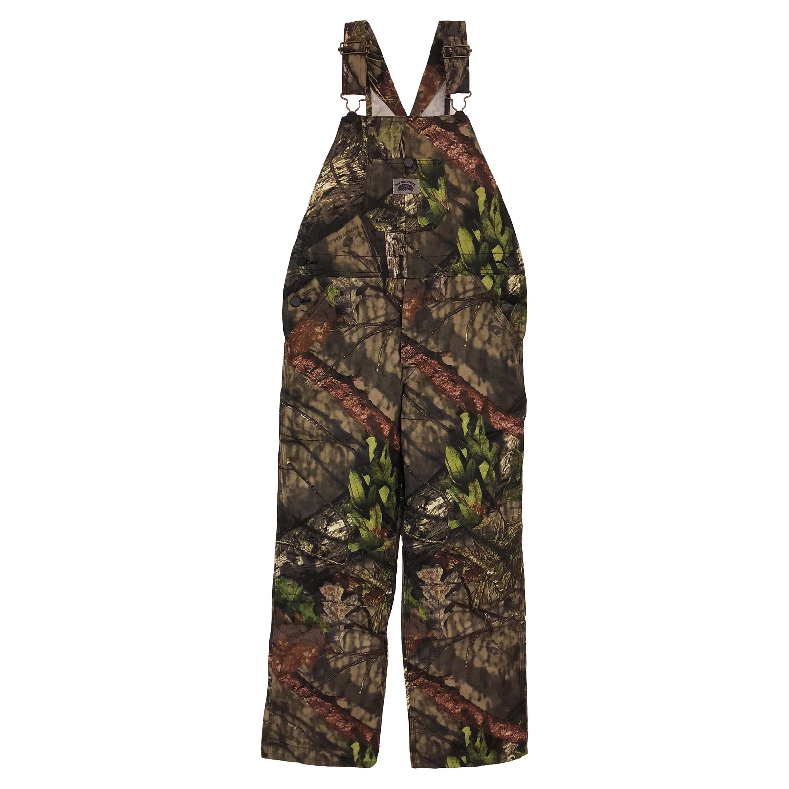 #179 Mossy Oak Break-Up Camo American Made Boys Overalls by Round House