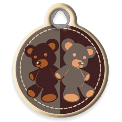 Teddy Bear Pet ID Tag by Dog Tag Art by Lupine Pet