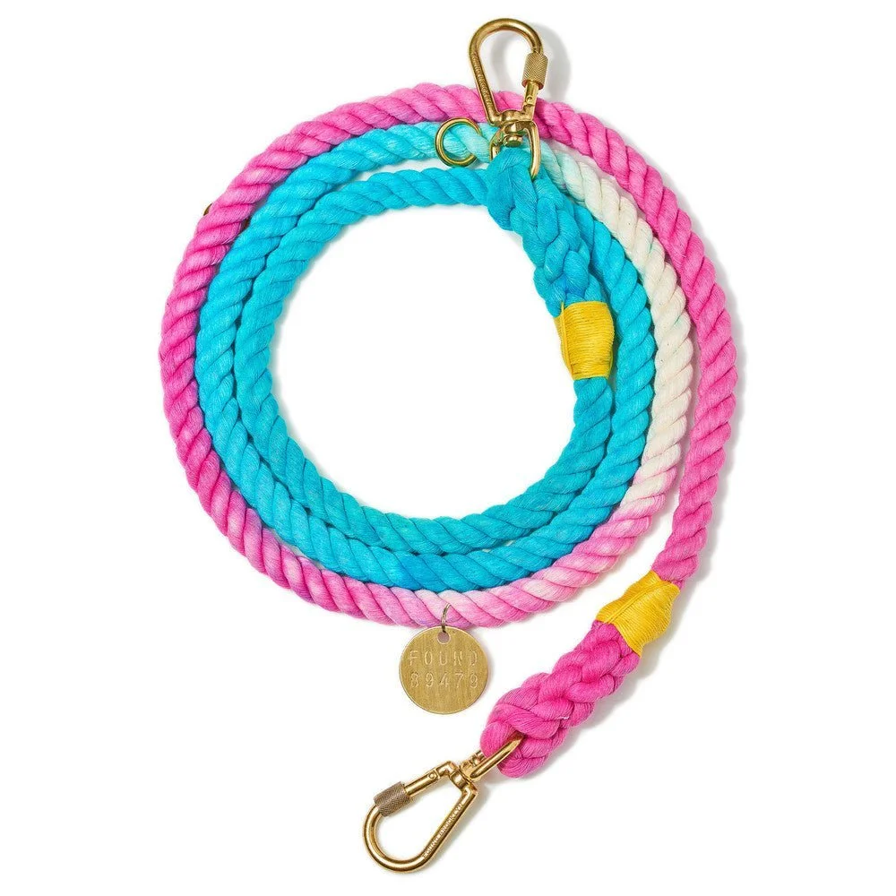 The California Cotton Rope Dog Leash, Adjustable | Found My Animal by Found My Animal