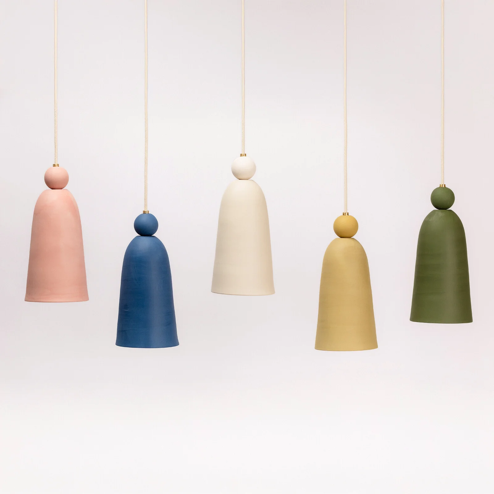 Bell Pendant by Pigeon Toe Ceramics