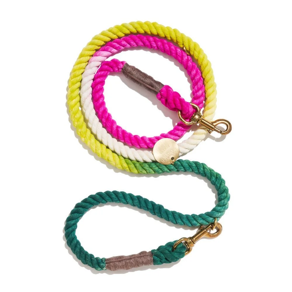 The Radish Cotton Rope Dog Leash | Bolt Snaps, Adjustable | Found My Animal by Found My Animal