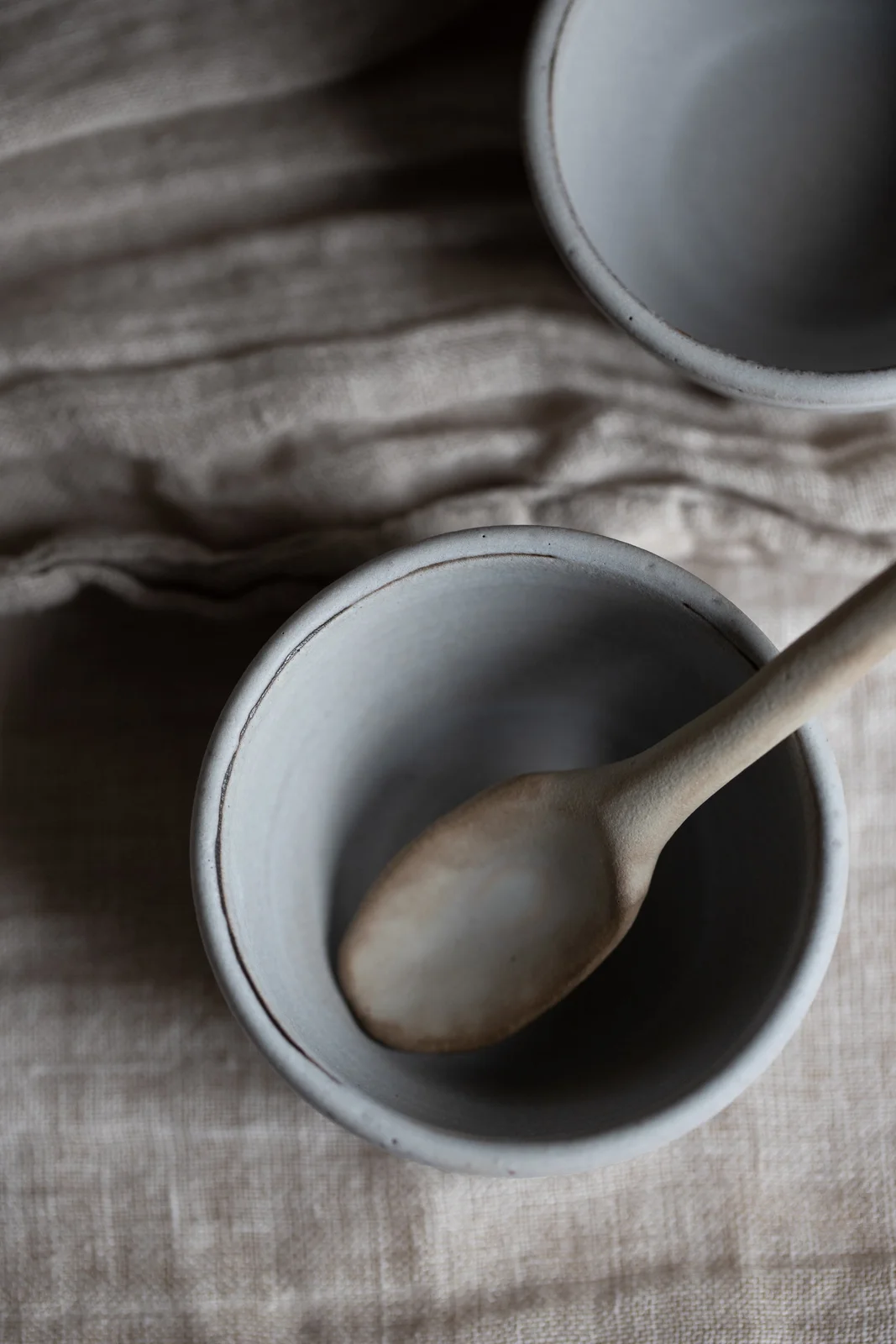 Ceramic Spoons - Matte Grey by Notary Ceramics