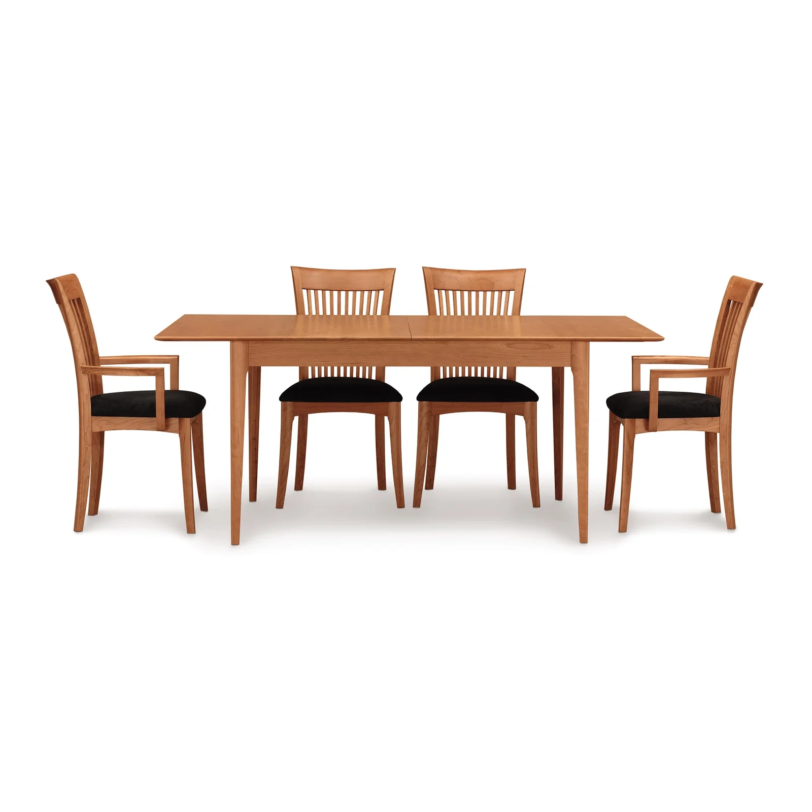 Sarah Shaker Tapered Leg Extension Table by Vermont Woods Studios