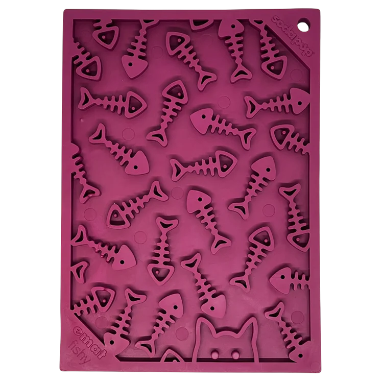 Fishy emat - Small Enrichment Lick Mat for Dogs and Cats | SodaPup by SodaPup