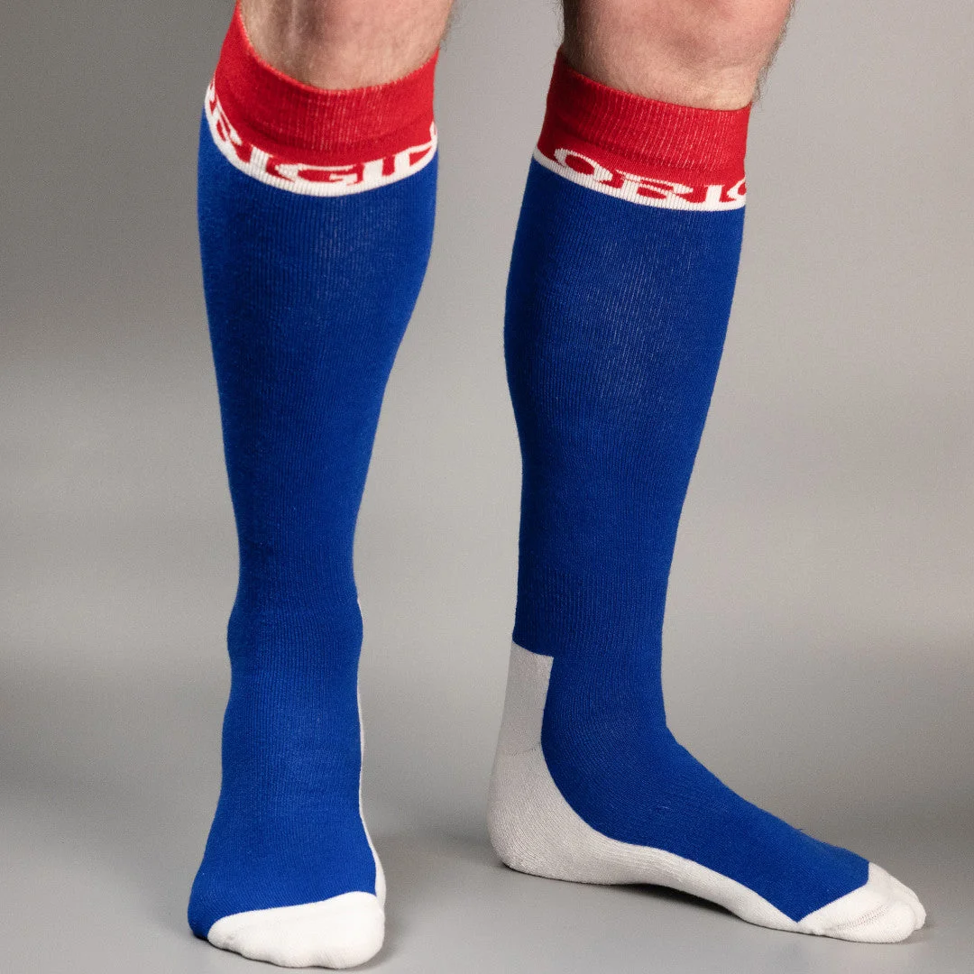 Anthem Knee-High Sock-Royal Blue by Origin USA