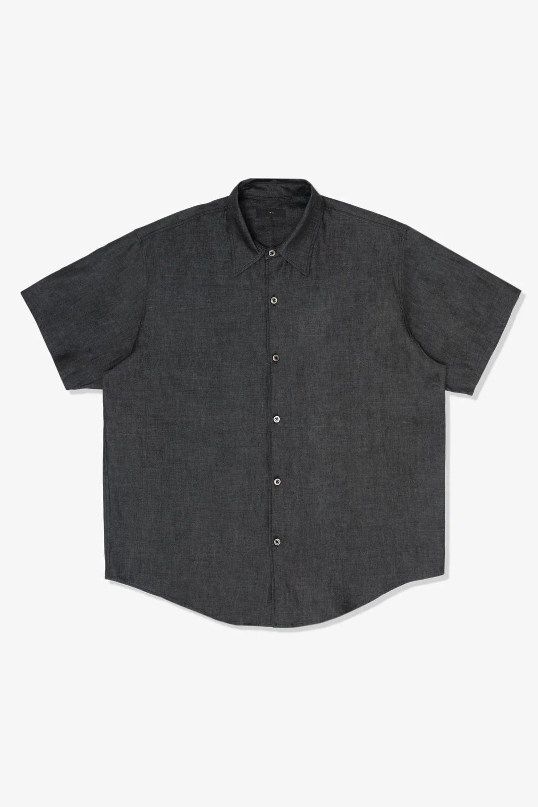 LYNN CHAMBRAY S/S SHIRT - BLACK CHAMBRAY by Lady White Co.