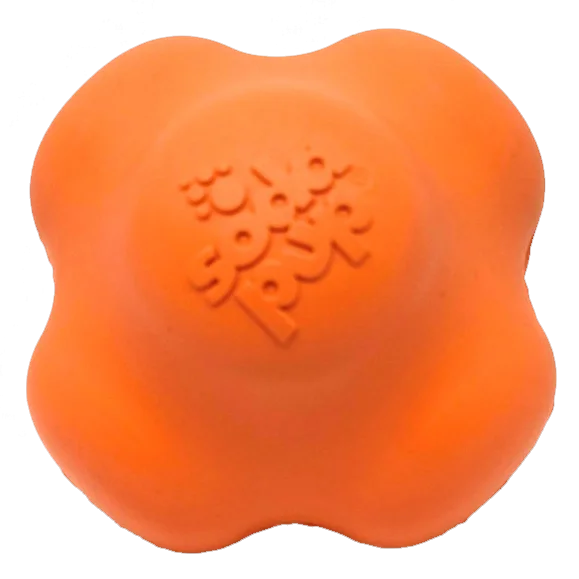 Crazy Bounce Rubber Dog Chew Toy for Power Chewers | Retrieving Ball | USA Made by SodaPup