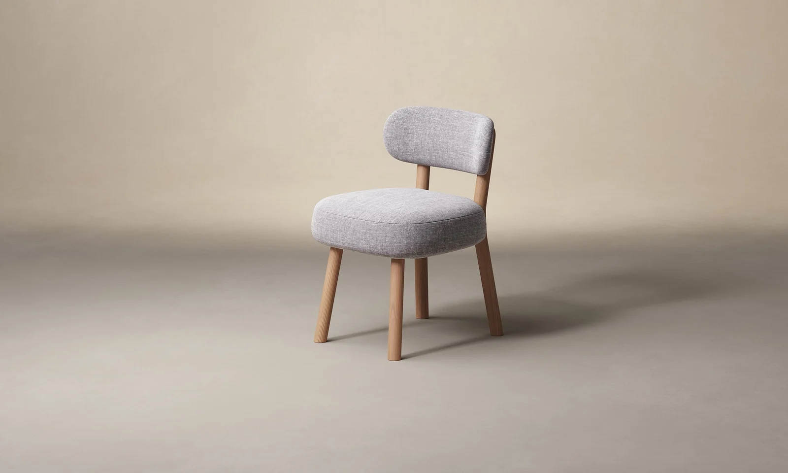 The Jane Dining Chair - Heritage Belgian Linen Agate by Maiden Home
