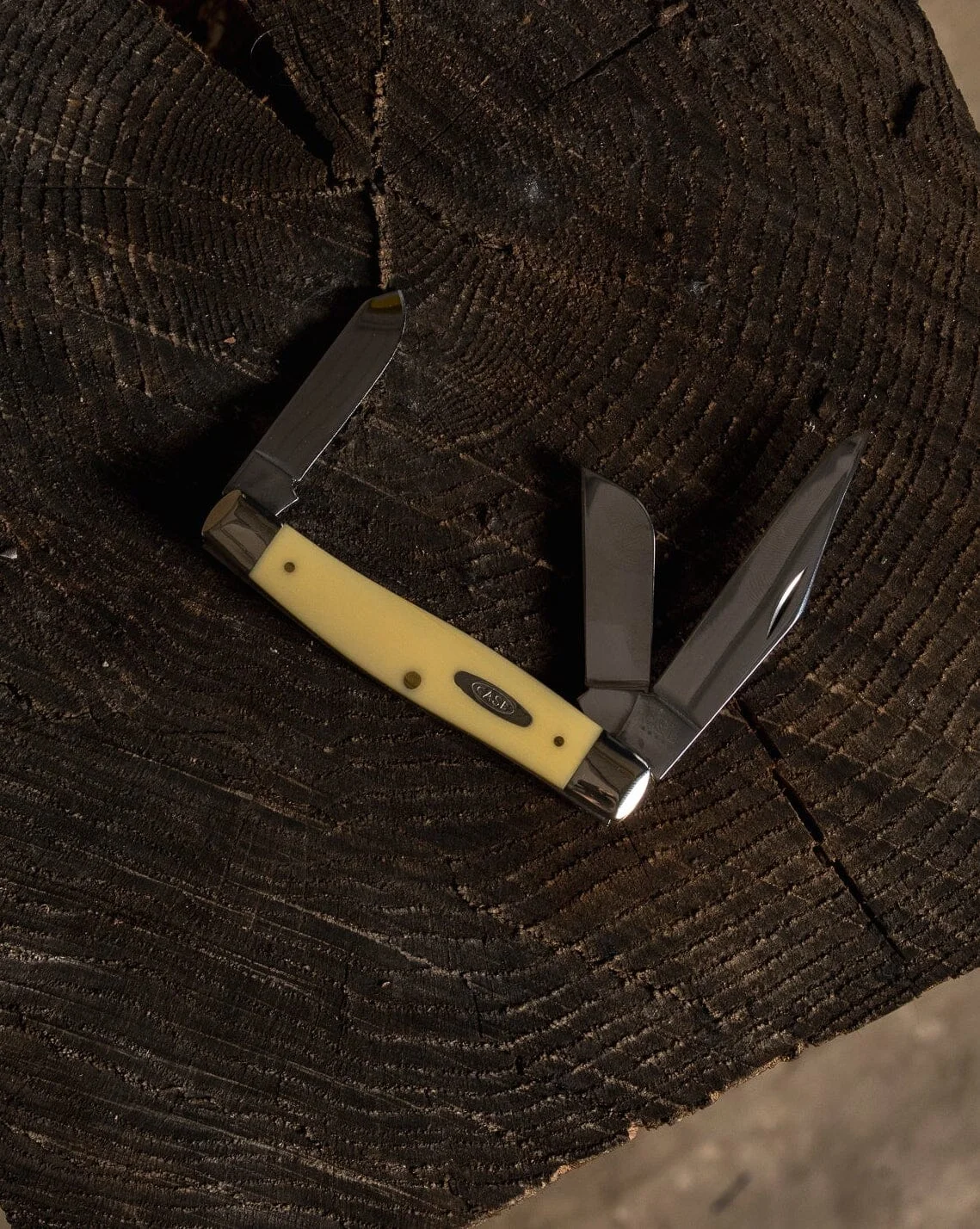 1978 Stockman Yellow Case Knife by Bradley Mountain