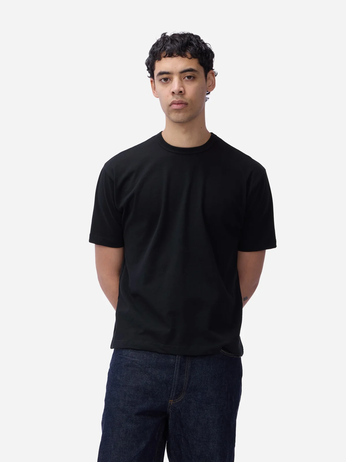 Heavyweight Boxy T-shirt ~ Black by 3sixteen