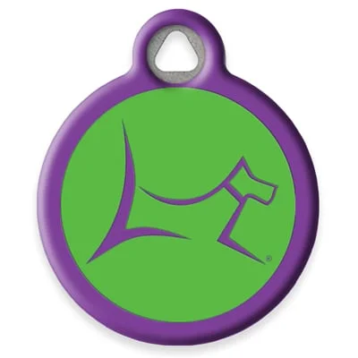 Augusta Green Pet ID Tag by Dog Tag Art by Lupine Pet