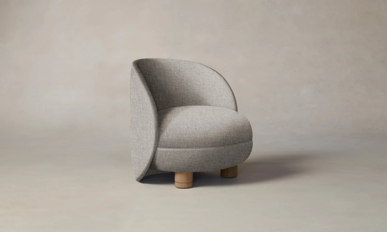 The Laight Chair - Heritage Belgian Linen Agate by Maiden Home