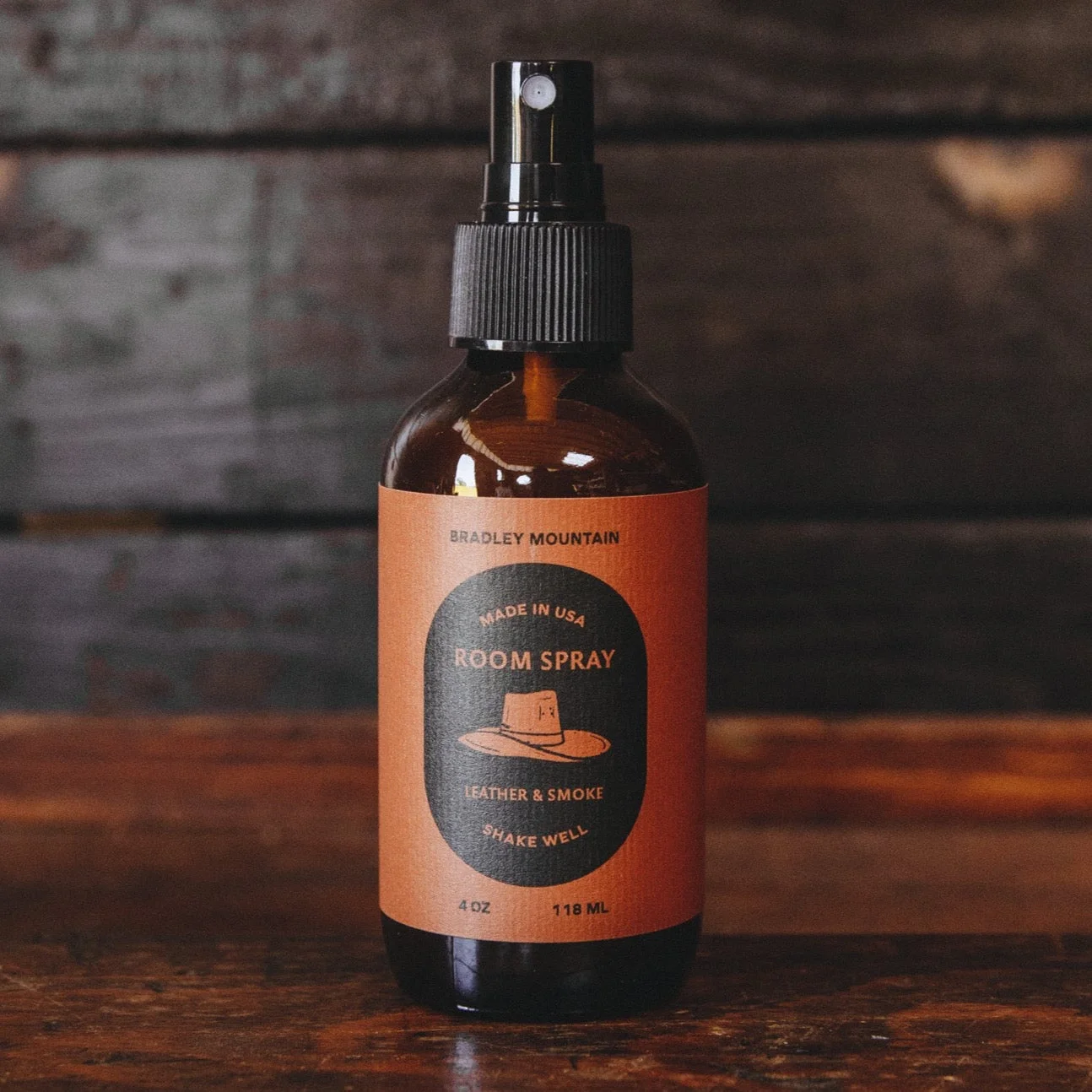 Leather & Smoke Room Spray by Bradley Mountain