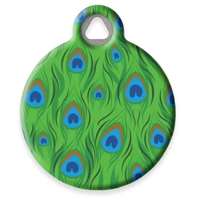 Tail Feathers Pet ID Tag by Dog Tag Art by Lupine Pet