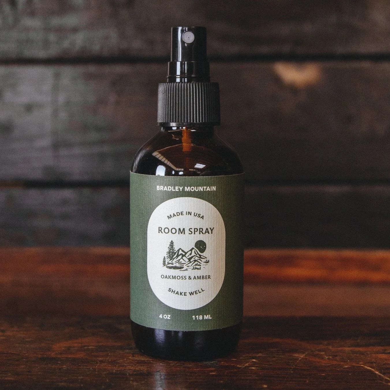 Oakmoss & Amber Room Spray by Bradley Mountain