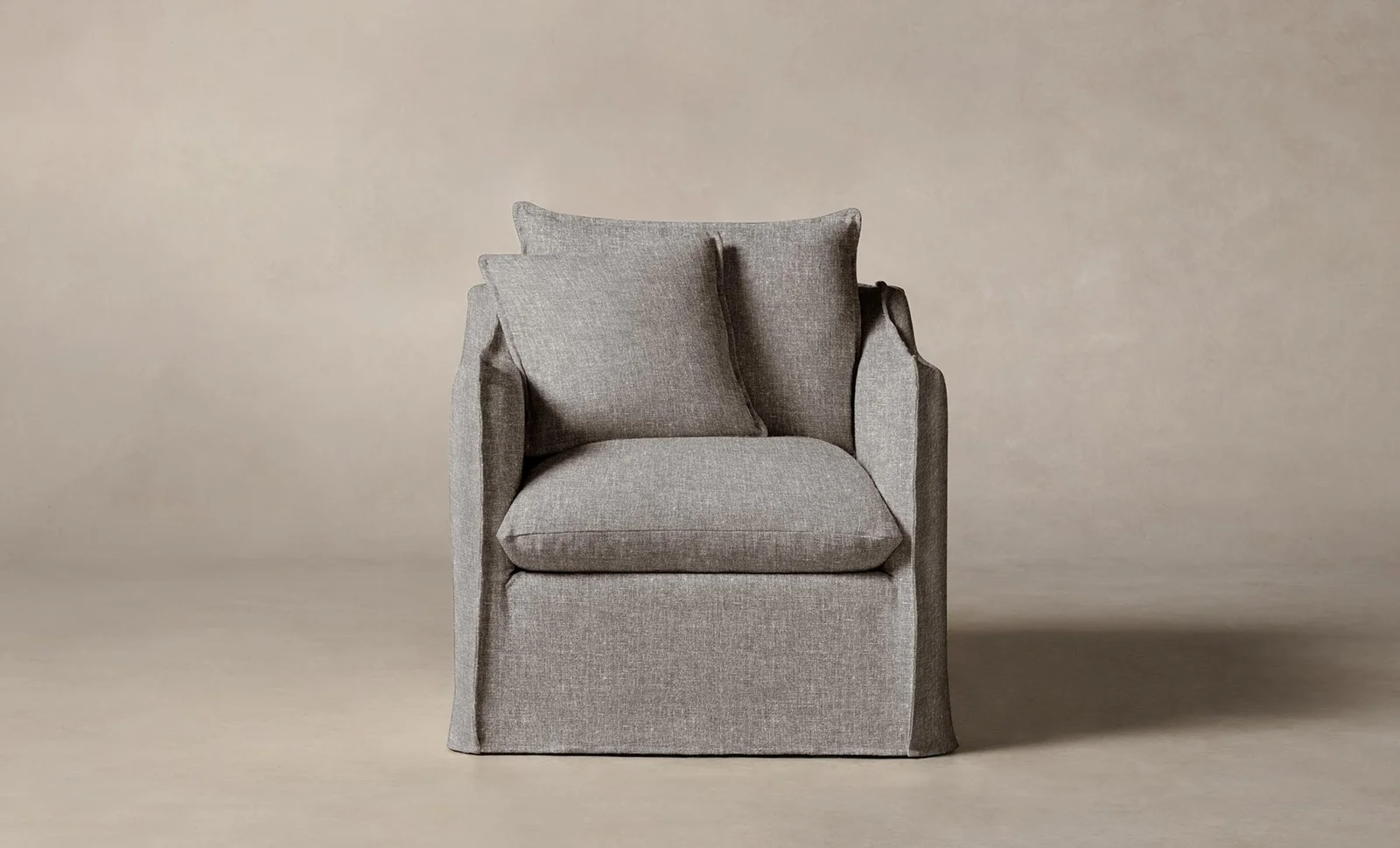 The Dune Chair - Heritage Belgian Linen Agate by Maiden Home