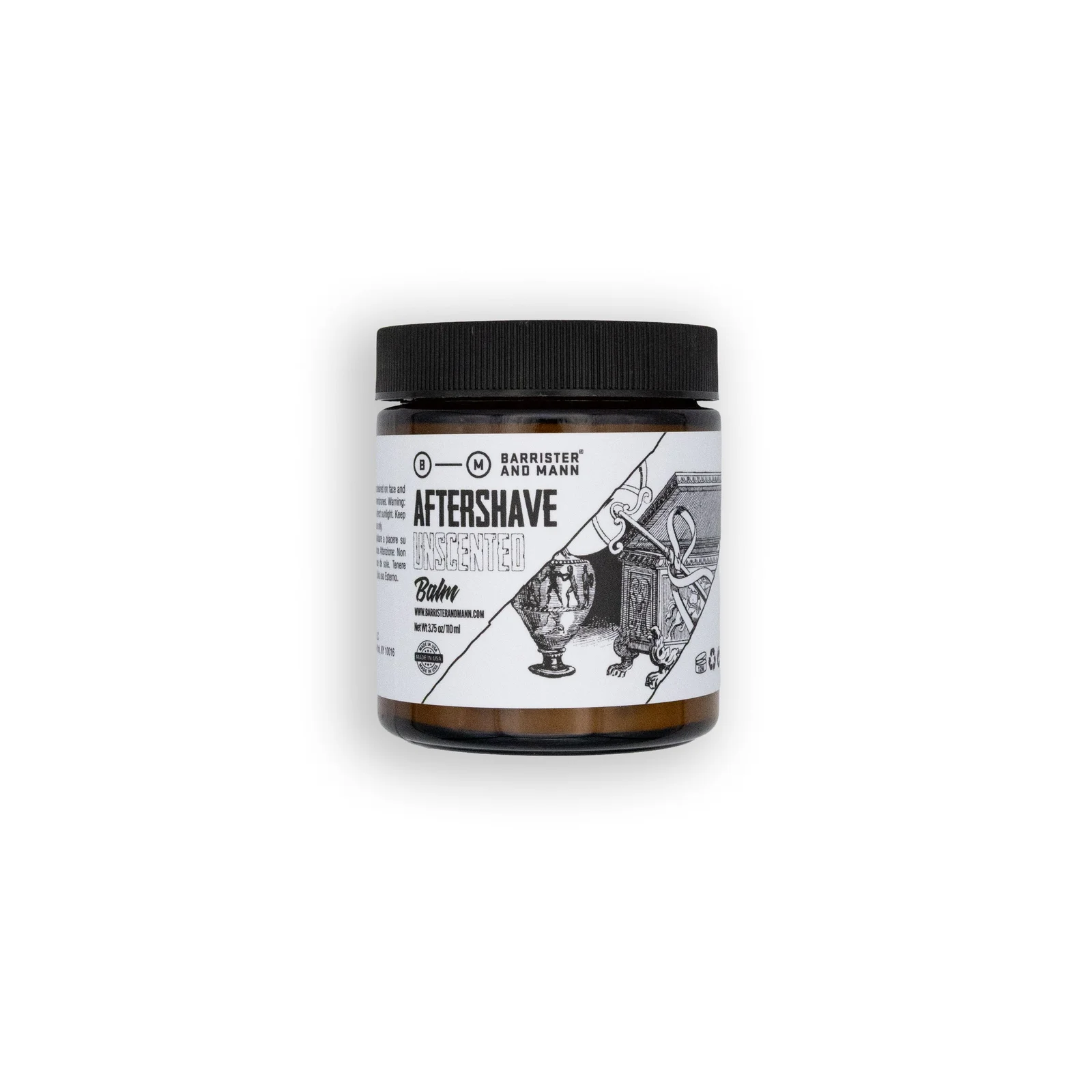 Unscented Aftershave Balm by Barrister and Mann