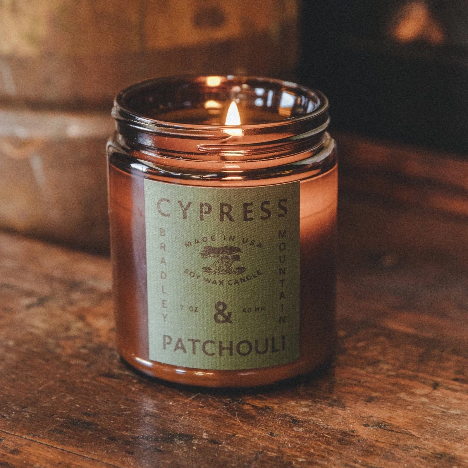 Cypress & Patchouli Candle by Bradley Mountain