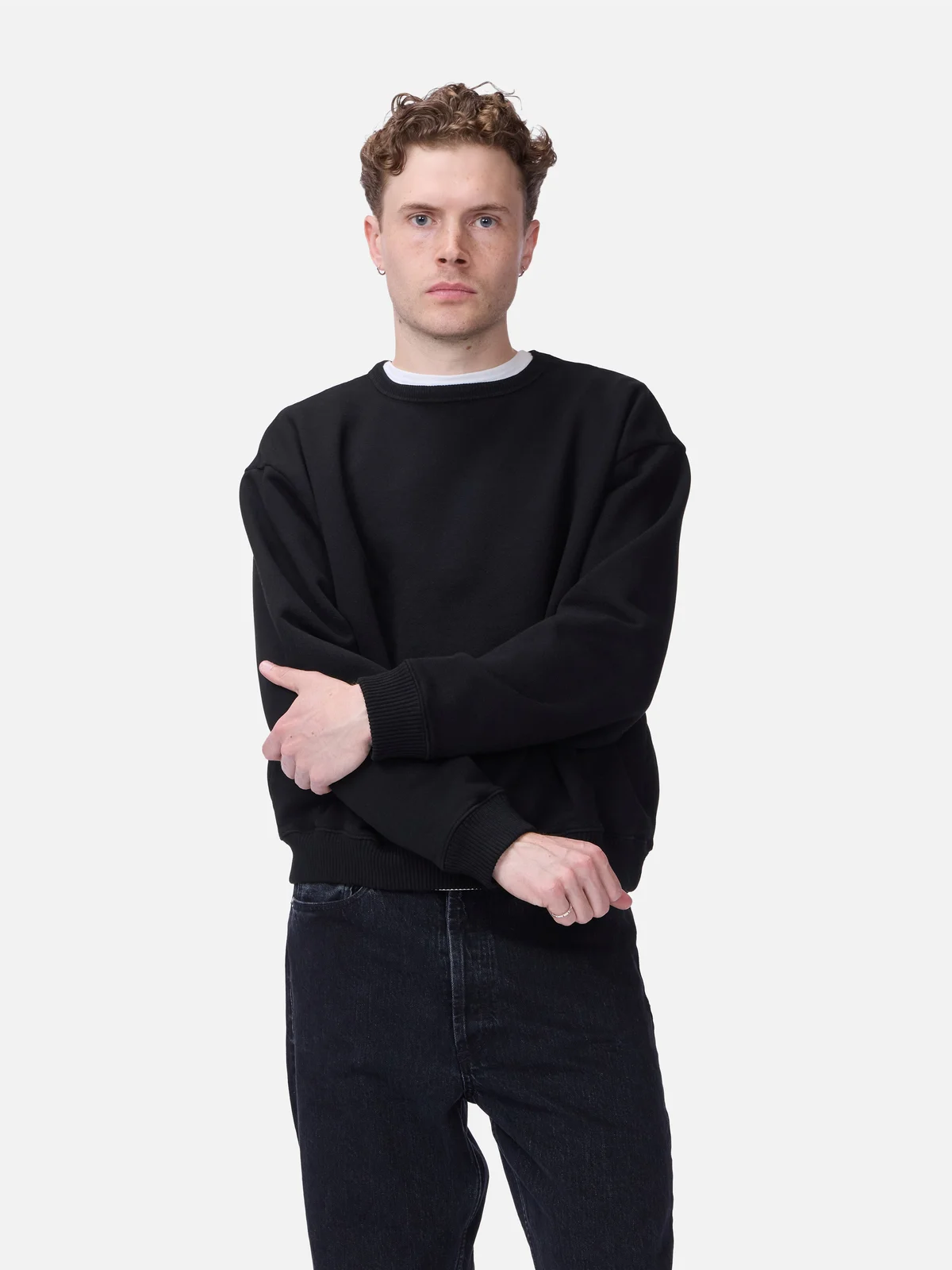 Ultraweight Crewneck ~ Black by 3sixteen