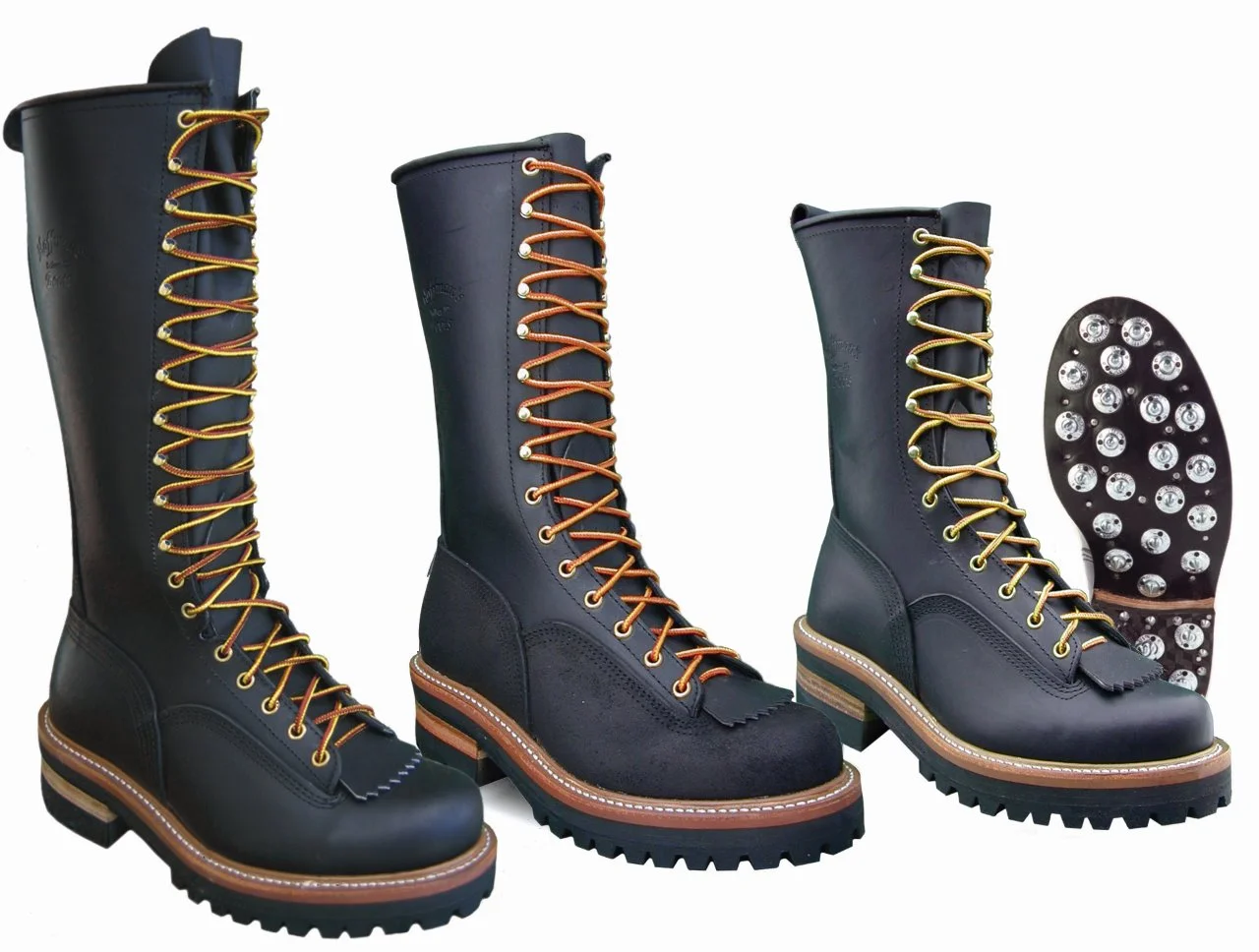 10", 12", and 16" Calked Logger Boot by Hoffman Boots
