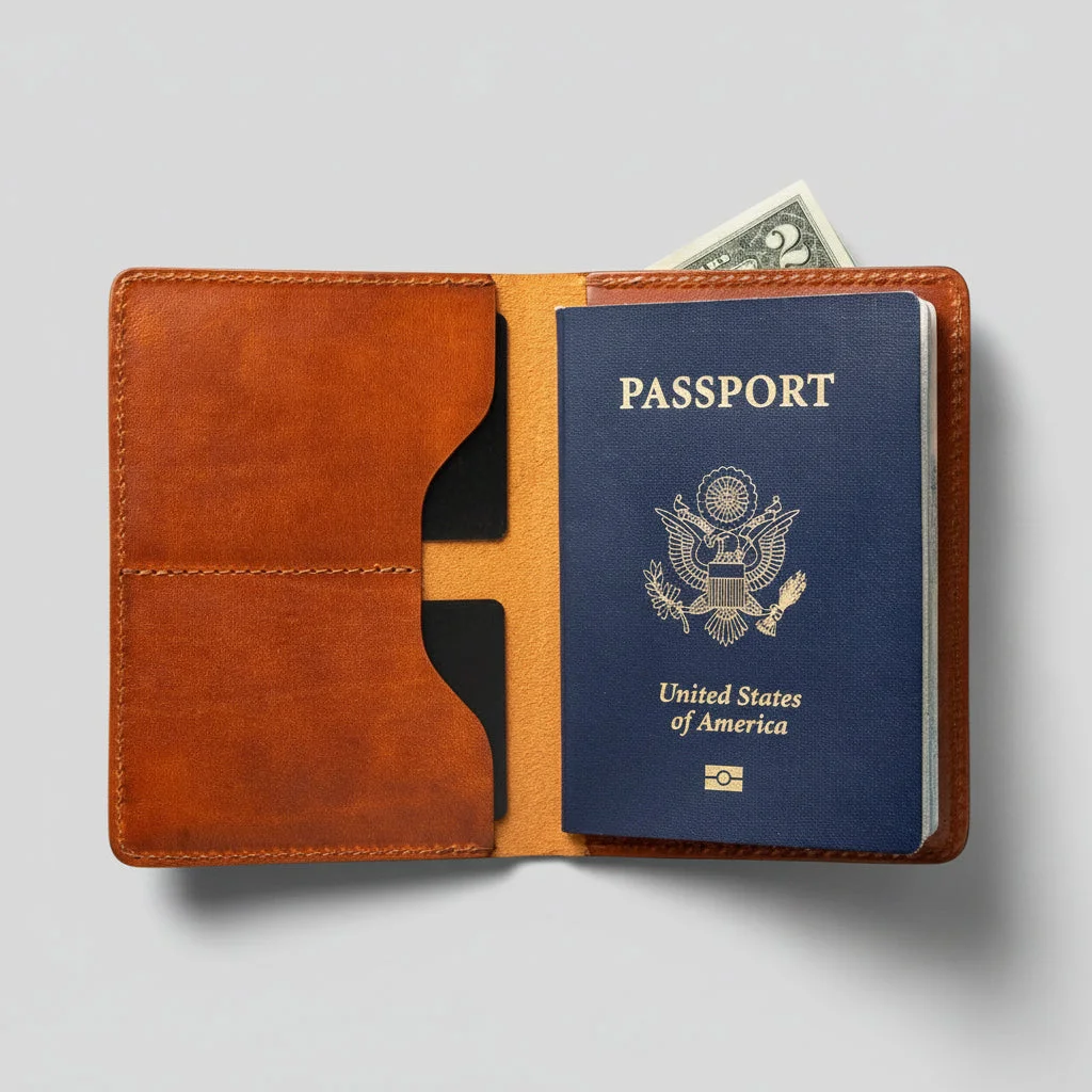 B-Grade Traveler Passport Holder by Ashland Leather