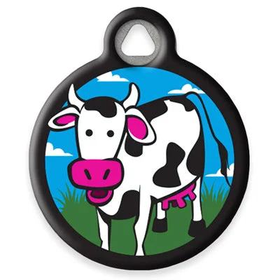Udderly Cows Pet ID Tag by Dog Tag Art by Lupine Pet