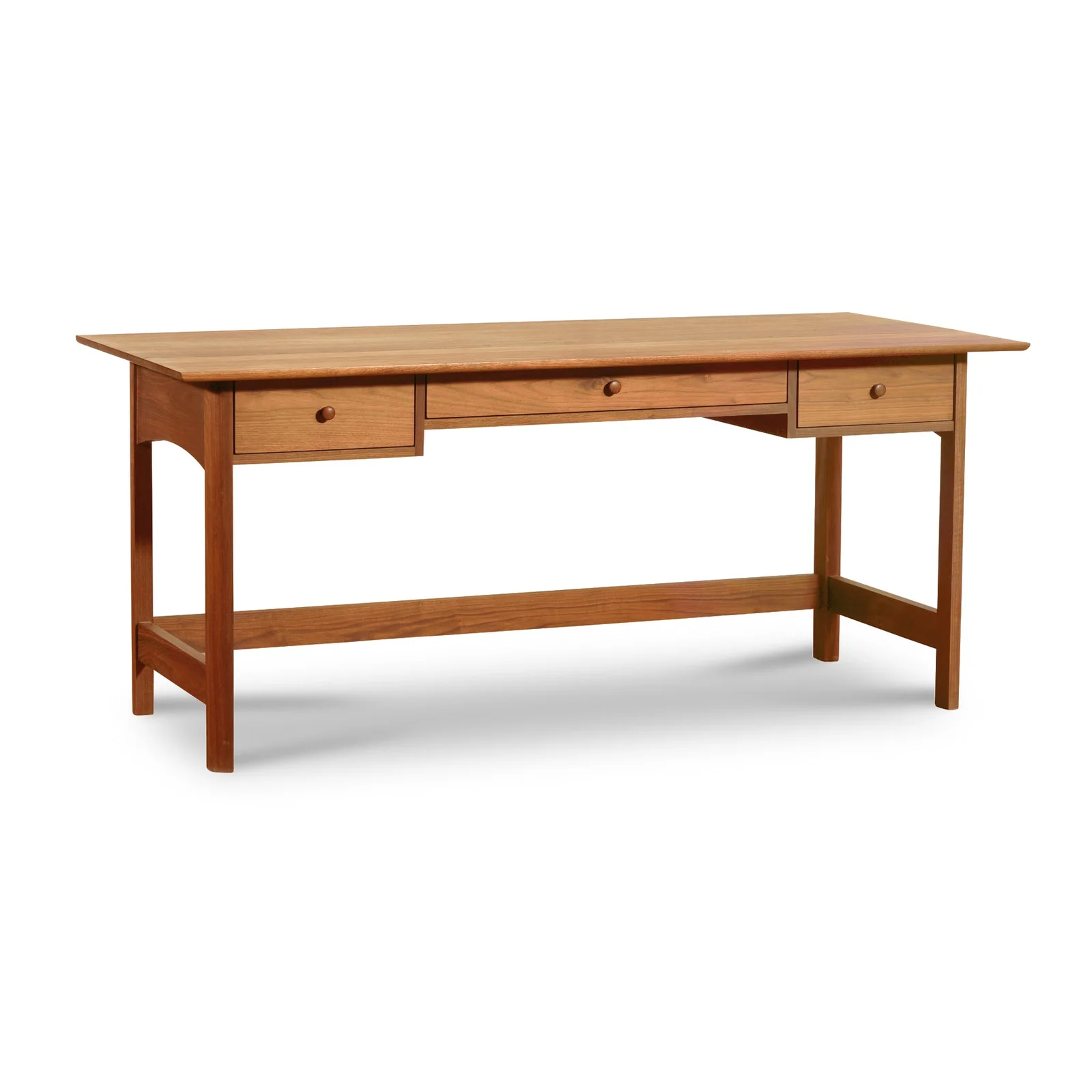Heartwood Shaker Campaign Desk by Vermont Woods Studios