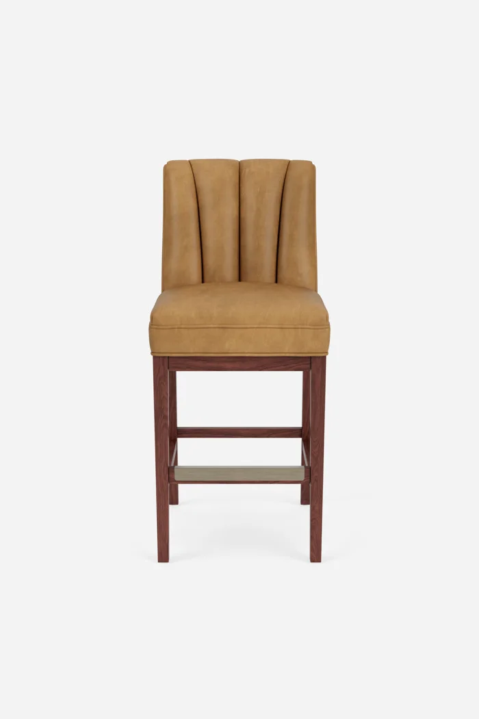 Craddock Channeled Stool by Moore & Giles