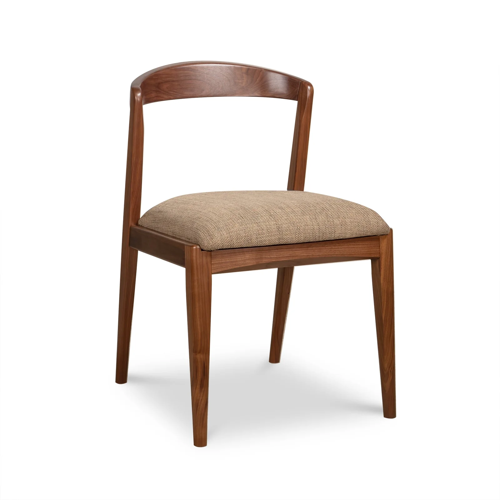 Montgomery Chair with Barley Upholstery in Walnut - Display Model by Vermont Woods Studios
