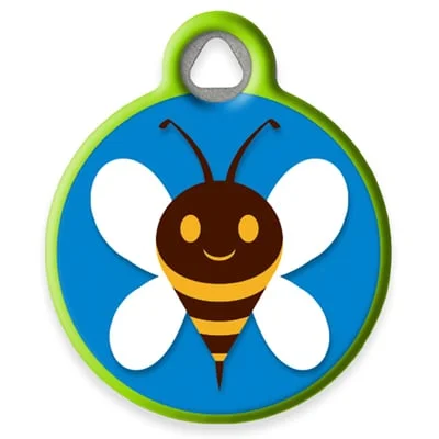 Bees Pet ID Tag by Dog Tag Art by Lupine Pet