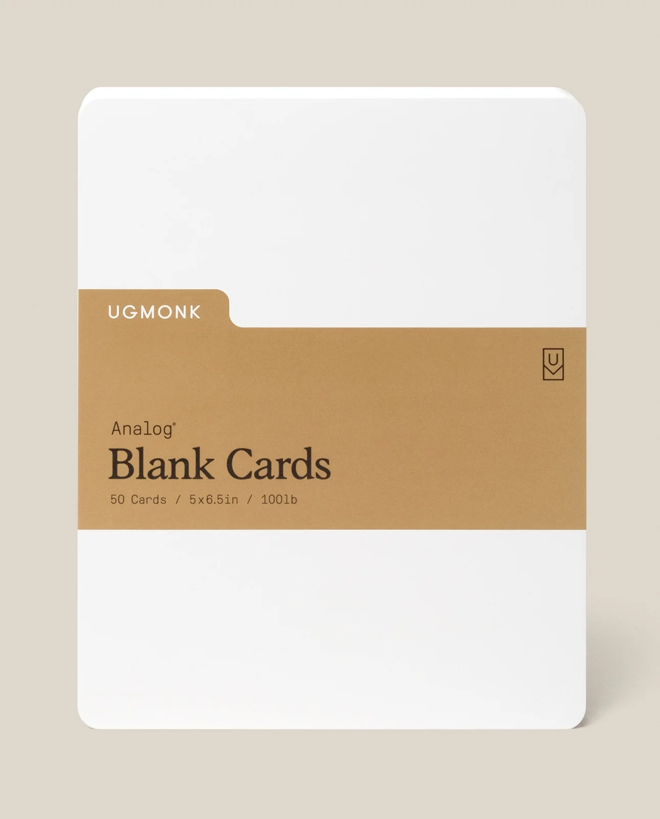 Analog Blank Cards - Large by Ugmonk