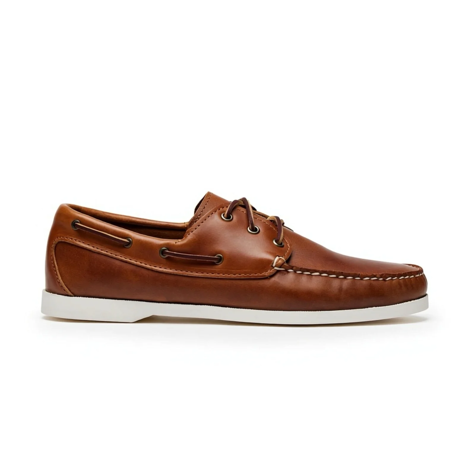In Stock Men’s Quoddy Head Boat Shoe: Whiskey by Quoddy