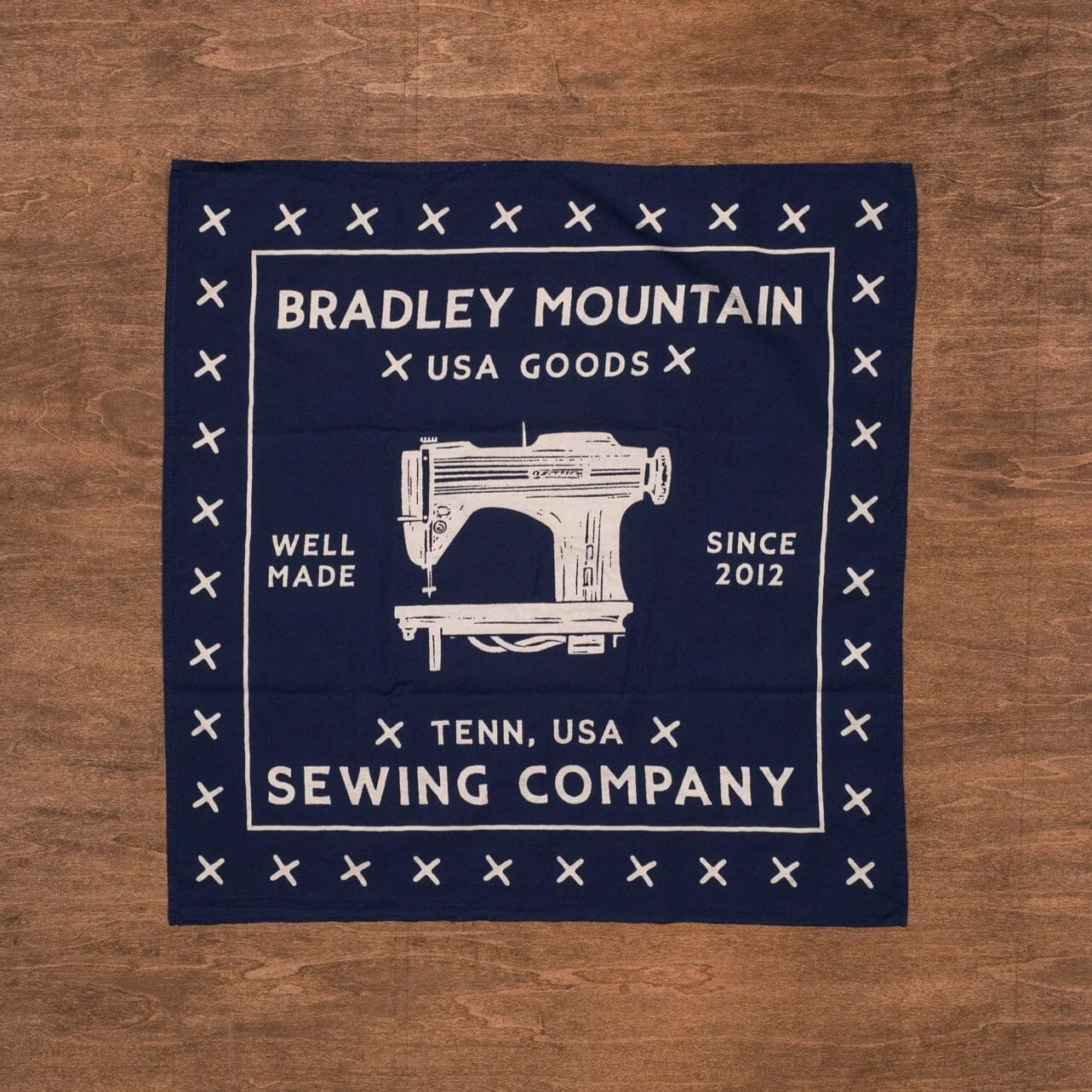 Sewing Company Bandana - Navy by Bradley Mountain