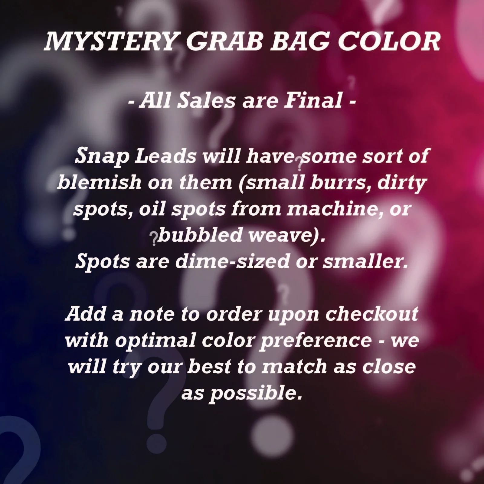 BLEMISHED Snap Leashes - Mystery Grab Bag Color by Mendota Pet